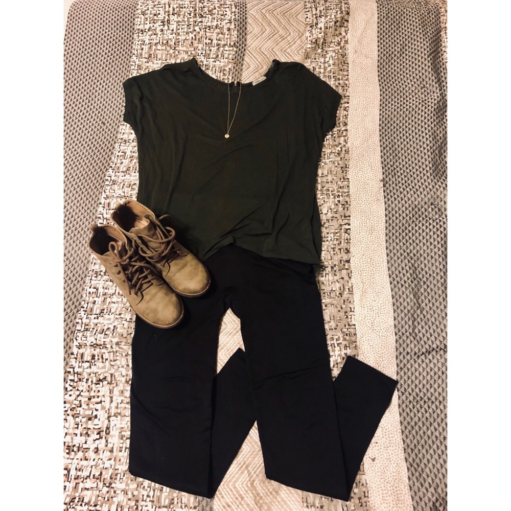 Olive Green Top